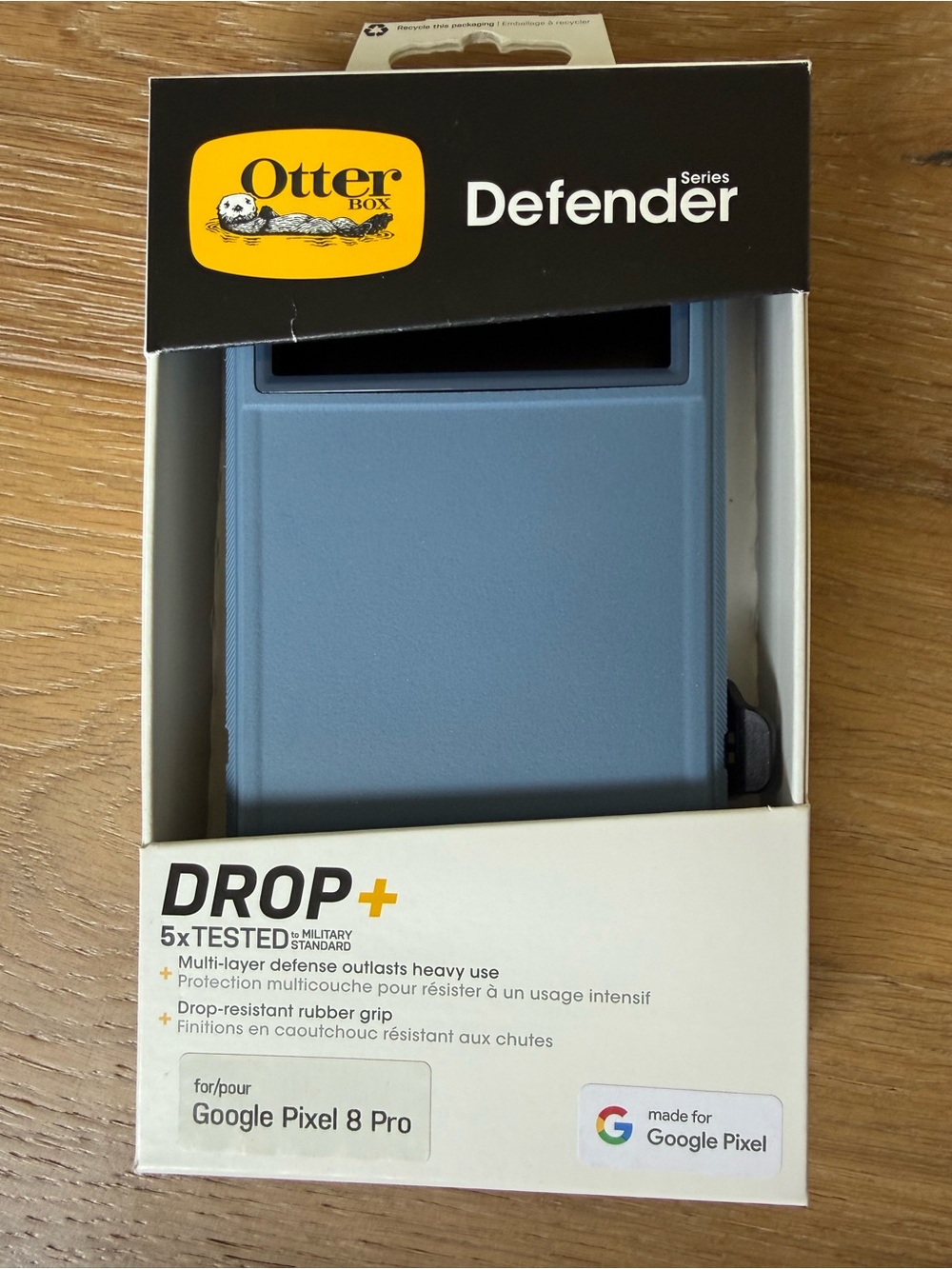 New OtterBox Defender Series Case for Google Pixel 8 Pro - Light Blue